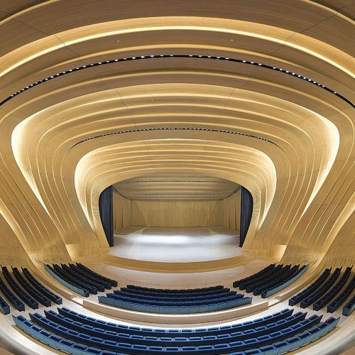 Heydar-Aliyev-Centre-auditorium-white